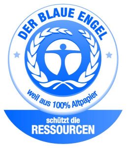Blauer Engel Recyclingpapier